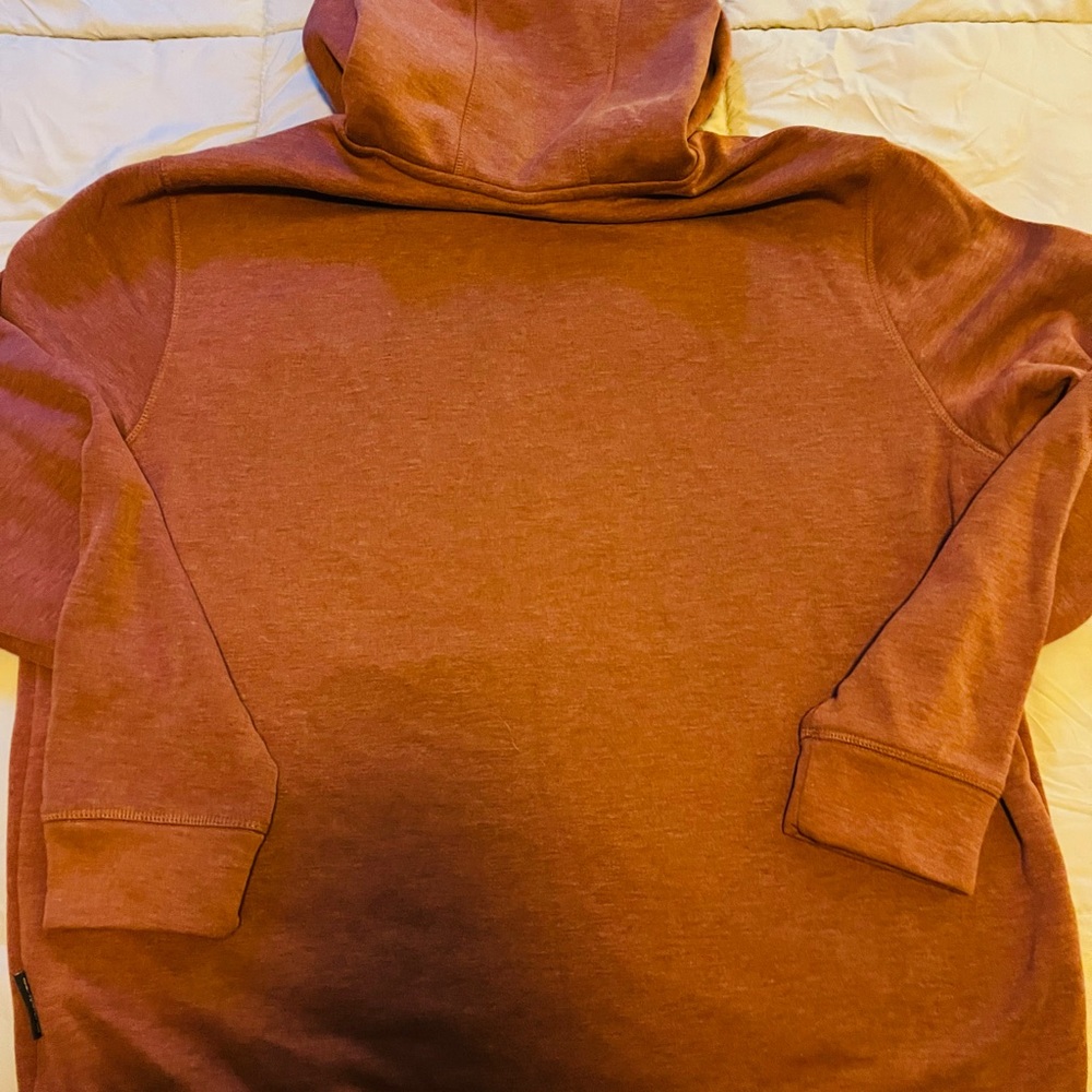 Quiksilver Men's Burnt Orange Hoodie - Picture 3 of 4